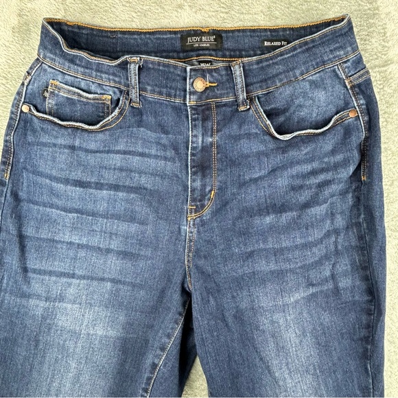 Judy Blue Jeans Womens 16W Blue High Waist Relaxed Skinny Tapered Stretch - Picture 4 of 14